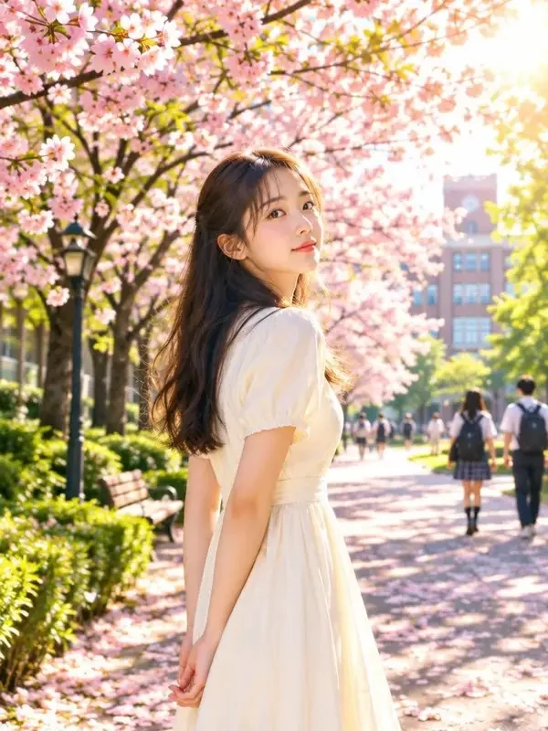 重生回到樱花开的那年封面